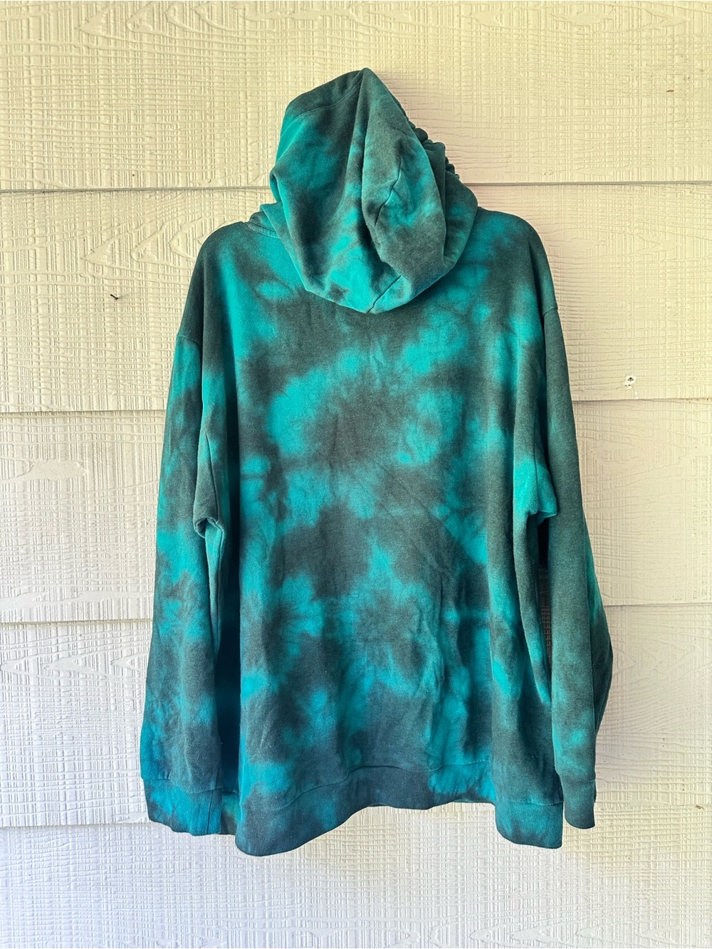 PINK Victoria's Secret Campus Rhinestone Bling tie-dye Hoodie Top |~XL - Picture 2 of 3